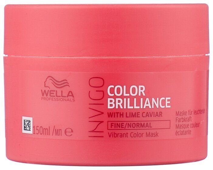 WELLA INVIGO COLOR BRILLIANCE Маска для окрашенных нормальных и тонких волос 150мл